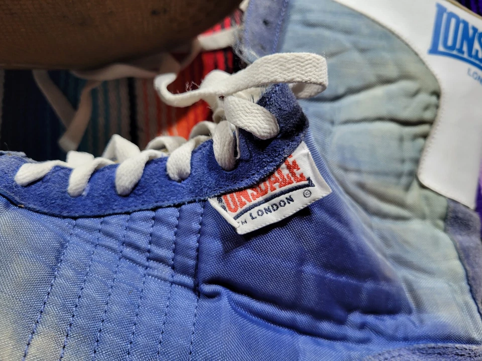 Zapatos de boxeo vintage Lonsdale London talla 8 Foto 2 de 4