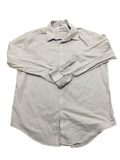Calvin Klein Mens Multicolor Long Sleeve Button Down Shirt Size 17 1/2 34/35