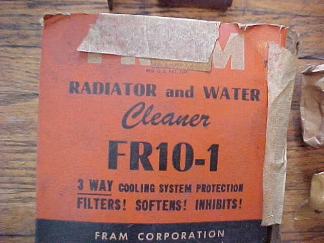 NOS FRAM FR10-1 FR10 RADIATOR & WATER CLEANER FILTER KIT  COOLING SYSTEM  LOT 2 - Изображение 2 из 4