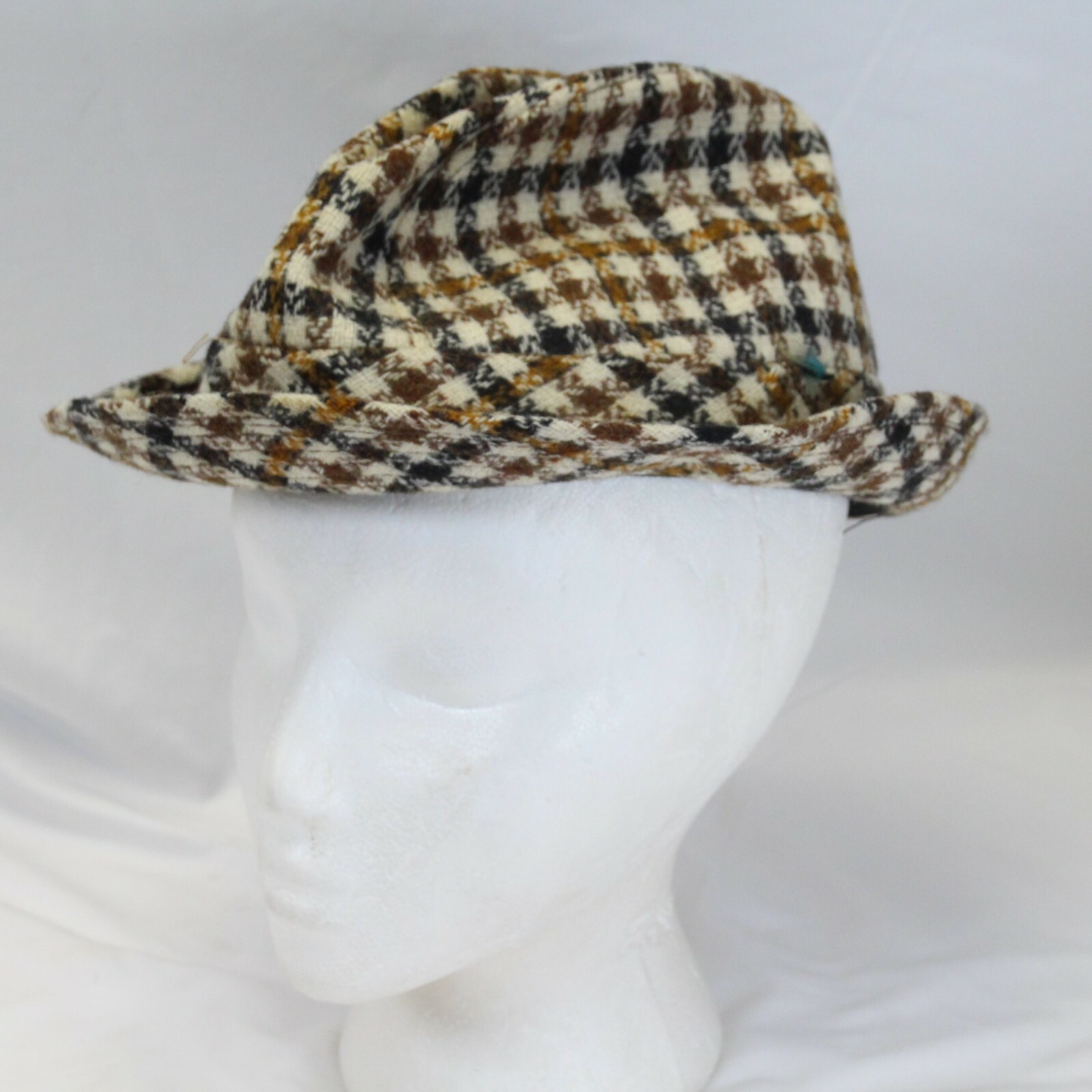 Blarney Fedora Hat Ireland 100% Wool Mens Size 7-1/4 Hand Tailored VIntage-image