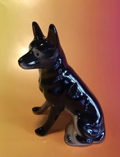 Porcelain German Shepherd Dog Animals Figurine