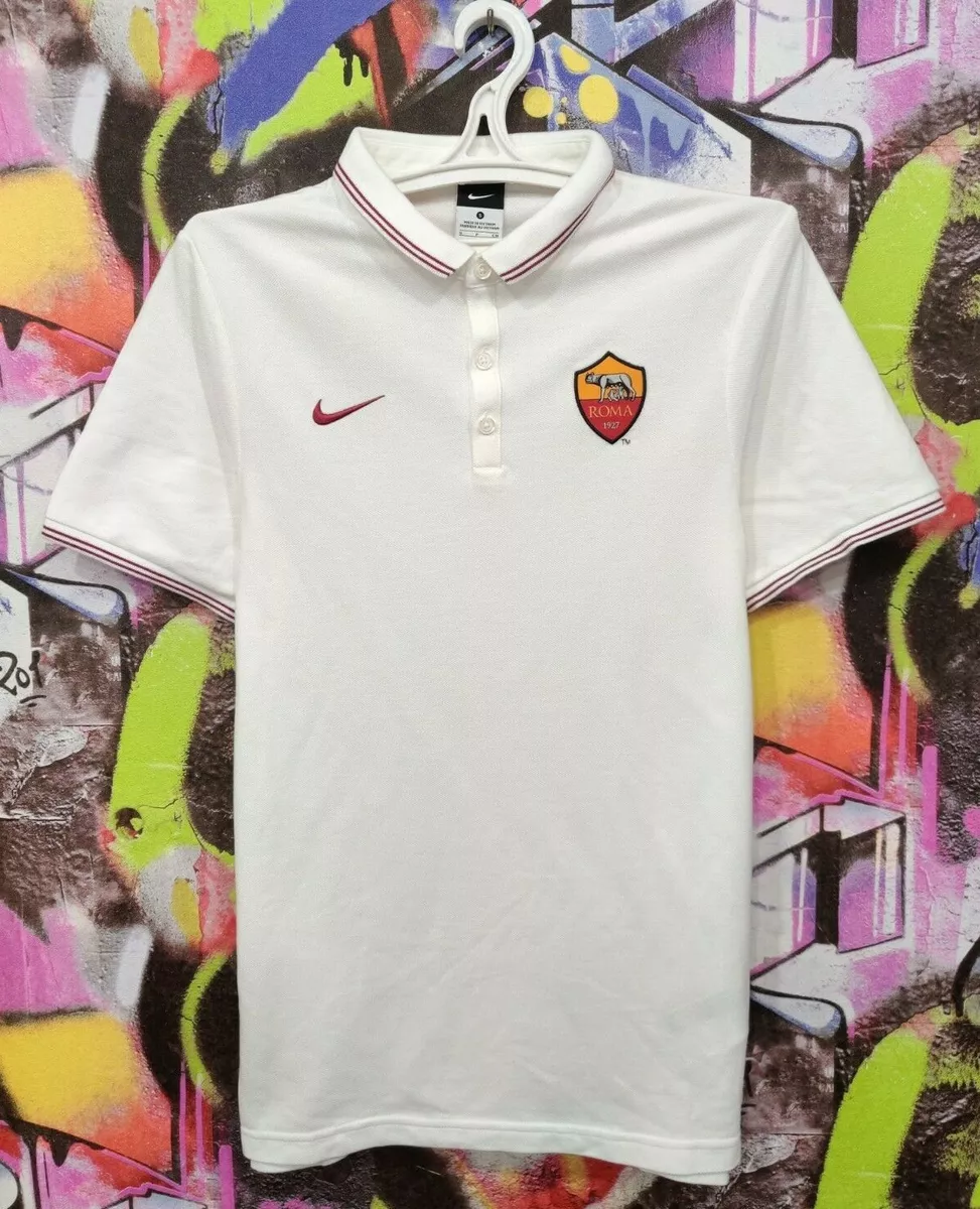 Socialista Inútil amenaza AS Roma Italy Football Shirt Soccer Jersey Polo Top Nike Mens size S | eBay