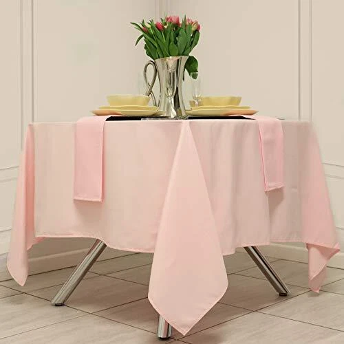 Round tablecloth on square table deals