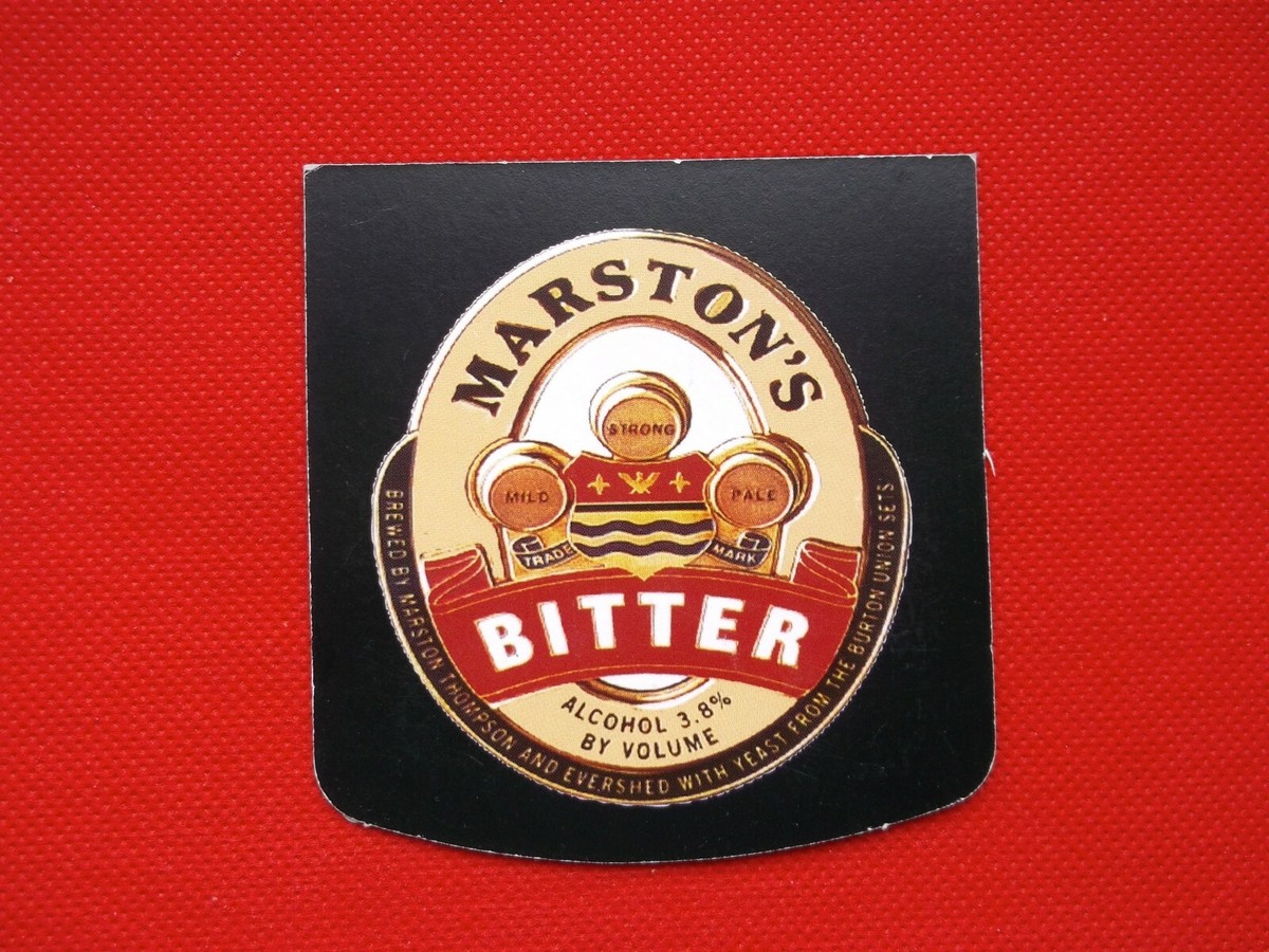 Marston's Bitter ビール ハンドポンプクリップ Beer Pump Clip Insert Marston's Bitter VC46 | eBay