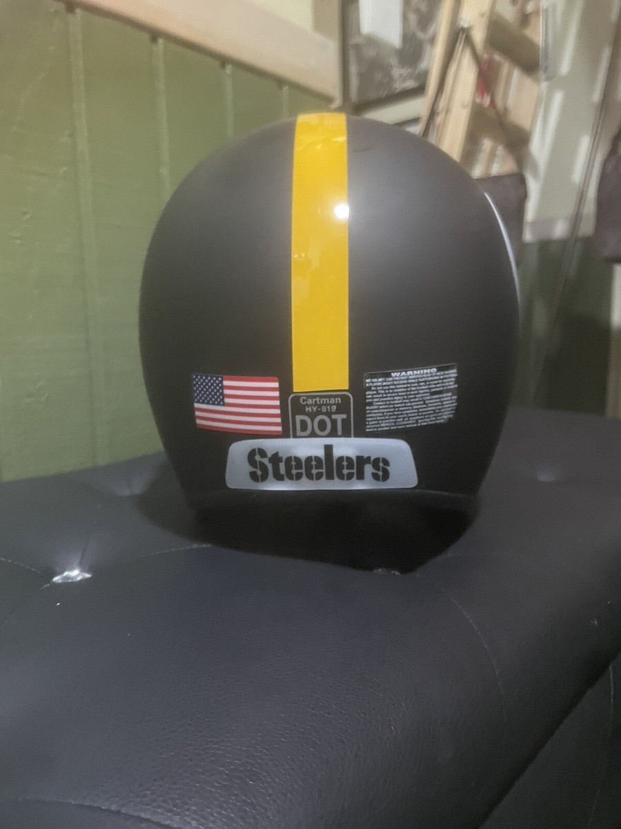 custom steelers motorcycle helmet Pittsburgh Steelers NFL CUSTOM DOT MOTORCYCLE HELMETS