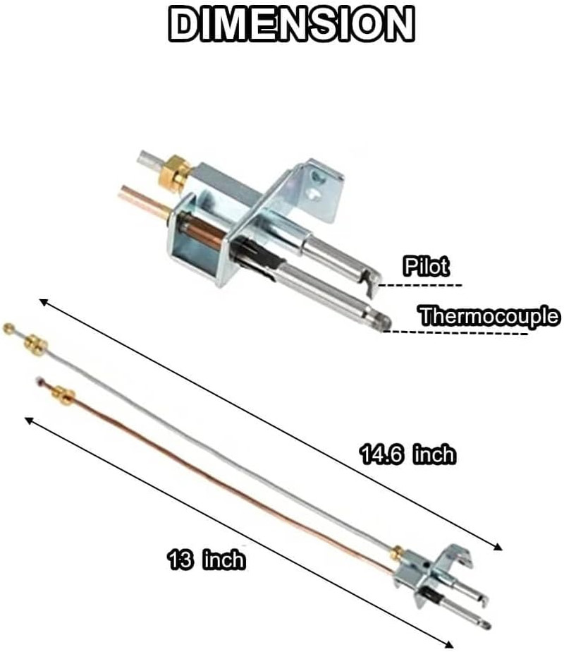 Atwood 91603 RV Water Heater Pilot Assembly & Thermocouple Kit