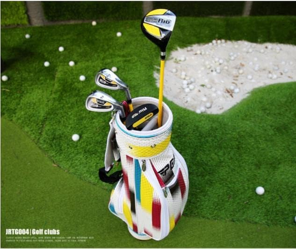 Junior Golf Club Set for Kids - 4 Right-Handed Clubs with Stand Bag