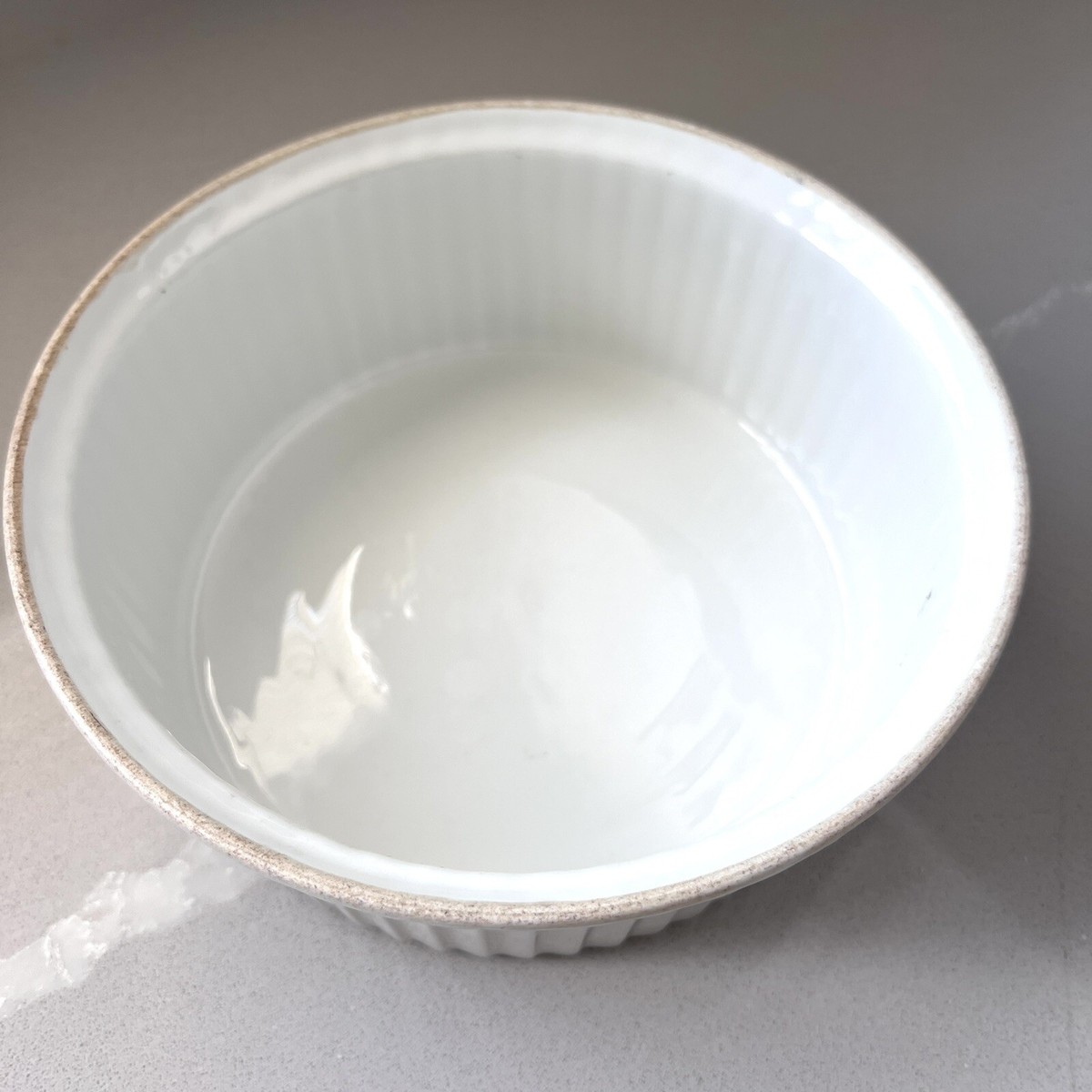 Aluminite Frugier Limoges France #6 Souffle Baking Dish Casserole