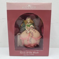Kurt S Adler Spirits Of The Woods Tea Rose Fairy NIB