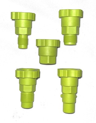 LiME LiNE PPS Version 1.0 Spray Gun Adapters (Assorted 5 Pack) 