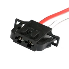 2 Pins Blower Fan Motor Pigtail Plug Connector For VW Audi Skoda 1J0 972 752