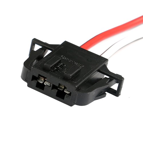 2 Pins Blower Fan Motor Pigtail Plug Connector For VW Audi Skoda 1J0 972 752 - Picture 1 of 6