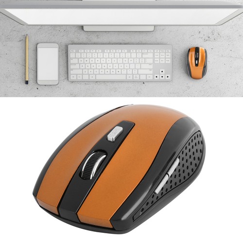 (orange) 02 015 Cordless Mouse Portable Computer Mouse Slim Silent Mouse - Picture 13 of 22