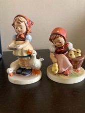 Hummel #57/0 and 197/2/0 "Chick Girl & Be Patient" without original boxes