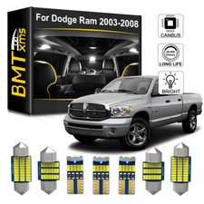 13pcs Canbus White Interior Led Lights Bulbs Kit For 2003-2008 Dodge Ram 1500