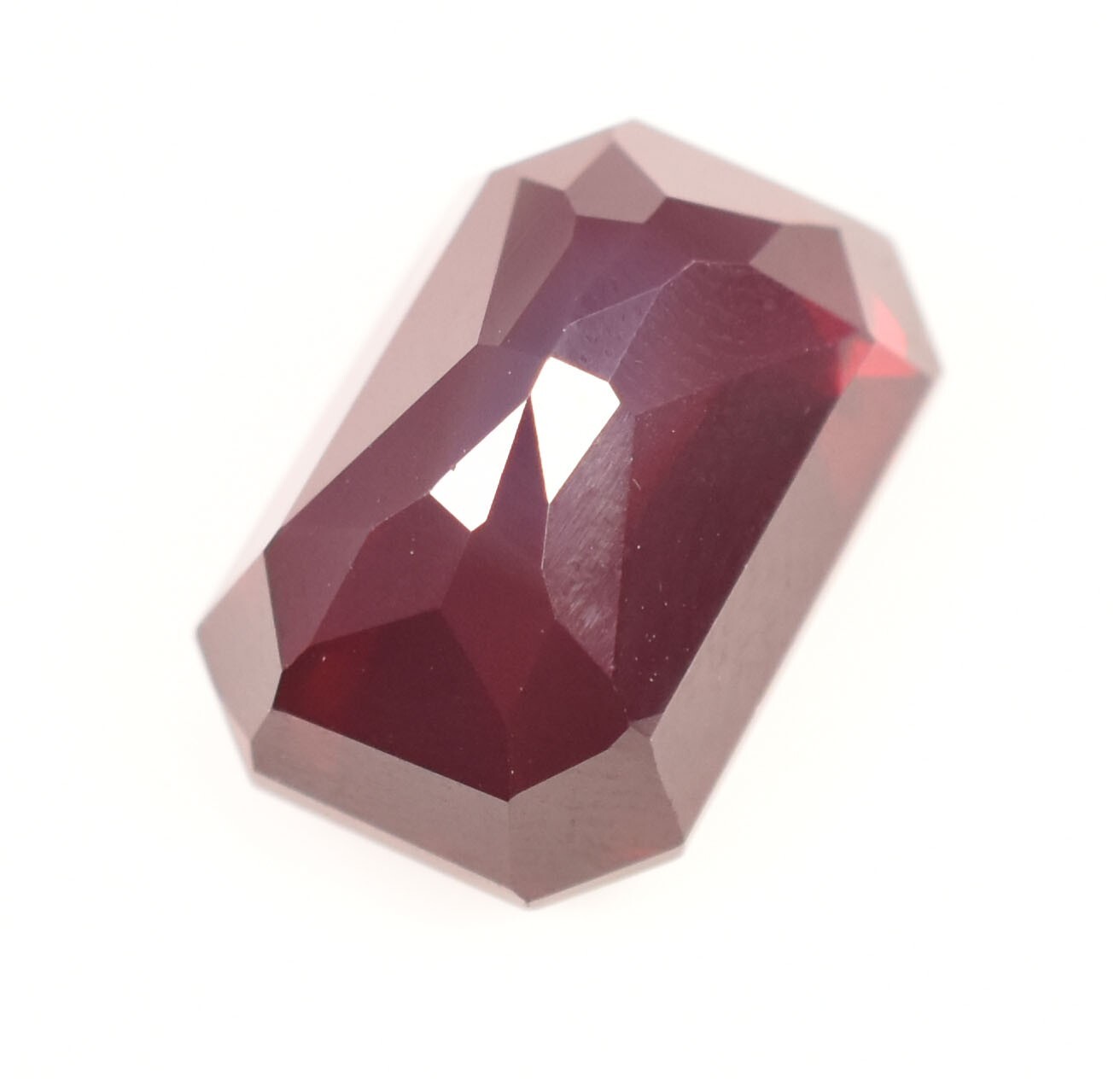 11.85Ct Certified Pigeon Blood Red Ruby Emerald Cut Loose Gemstone