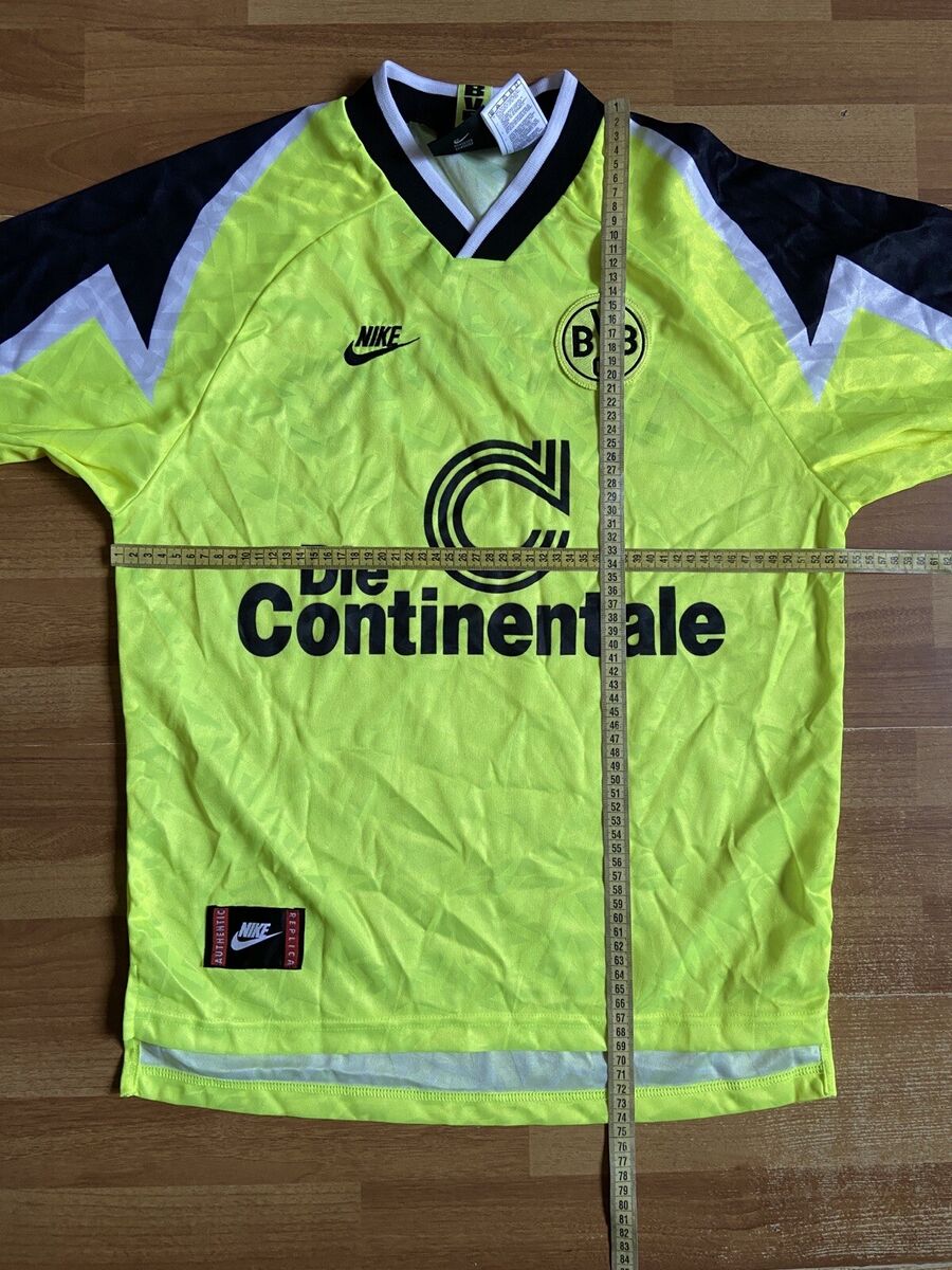 BORUSSIA DORTMUND 1995 1996 HOME FOOTBALL SHIRT SOCCER BORUSSIA DORTMUND 1995 1996 HOME FOOTBALL SHIRT SOCCER