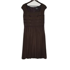 Adrianna Papell Brown Casual Dress Size 12