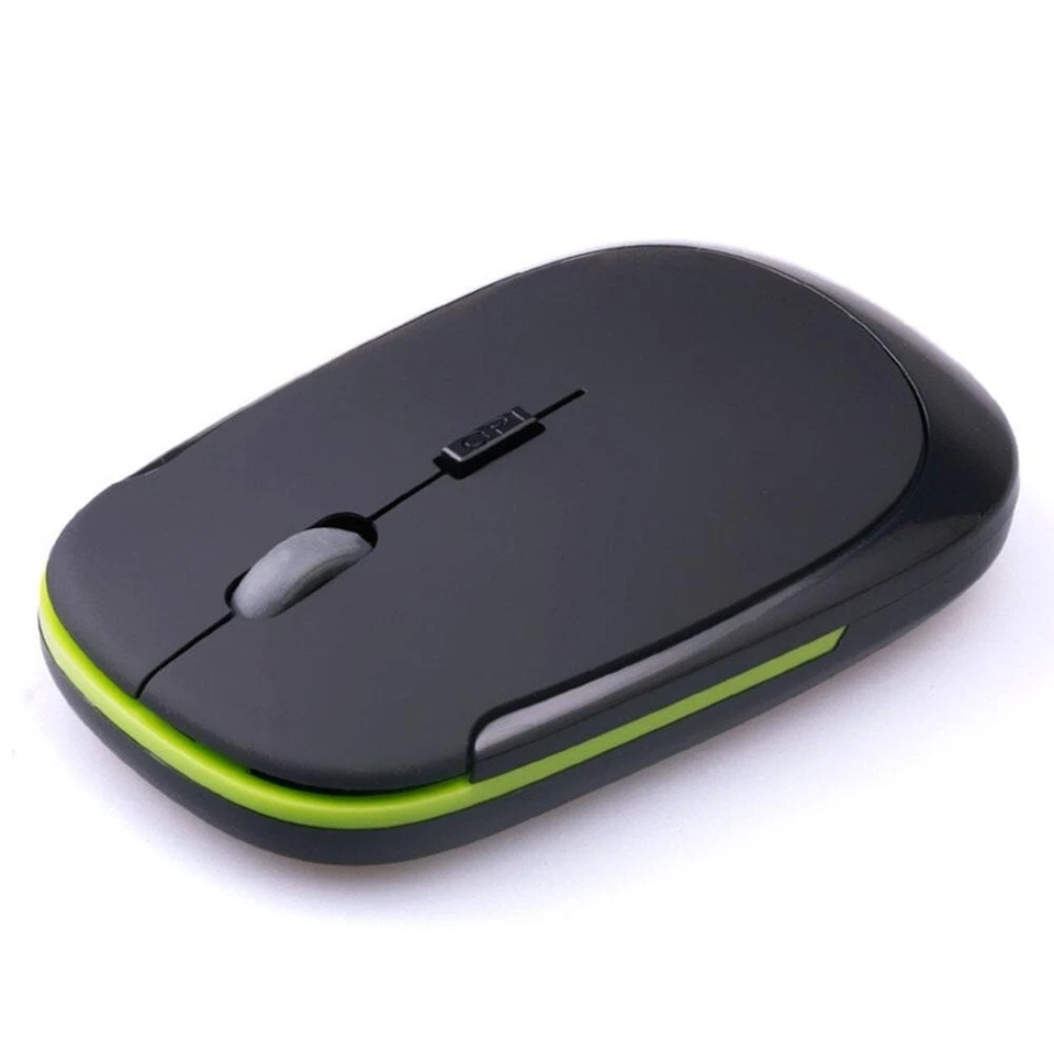 Portable Wireless Mouse Slim 2.4ghz for Laptop Pc 1600dpi 10m Free Movement - Image 4 of 4