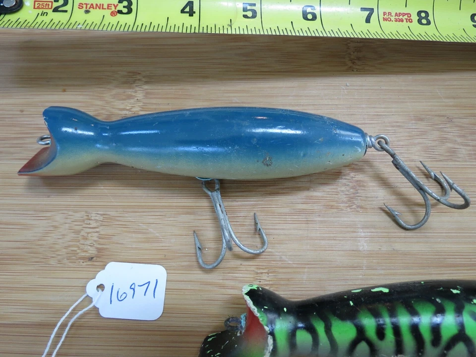 Señuelo de pesca Gibbs vintage (lote #16971) Foto 2 de 4