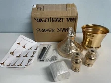 Small Flower stand for Centerpiece (Sweetheart Table) 12.6" Tall 4.72" Wide Rose