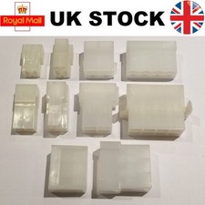 1 2 3 4 6 8 WAY PIN 6.3mm ELECTRICAL MULTI PLUG CONNECTOR TERMINAL BLOCK