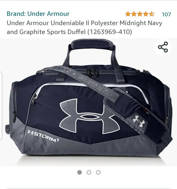 under armour pink duffle bag