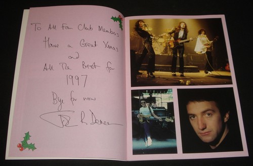 QUEEN INTERNATIONAL FAN CLUB WINTER 1996 MAGAZINE Freddie Mercury Brian May - Picture 3 of 3