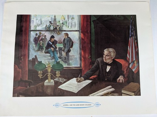 The Things That Endured 6 Civil War Prints 1961 Centennial J Flux 1959 Color Art - Picture 5 of 10