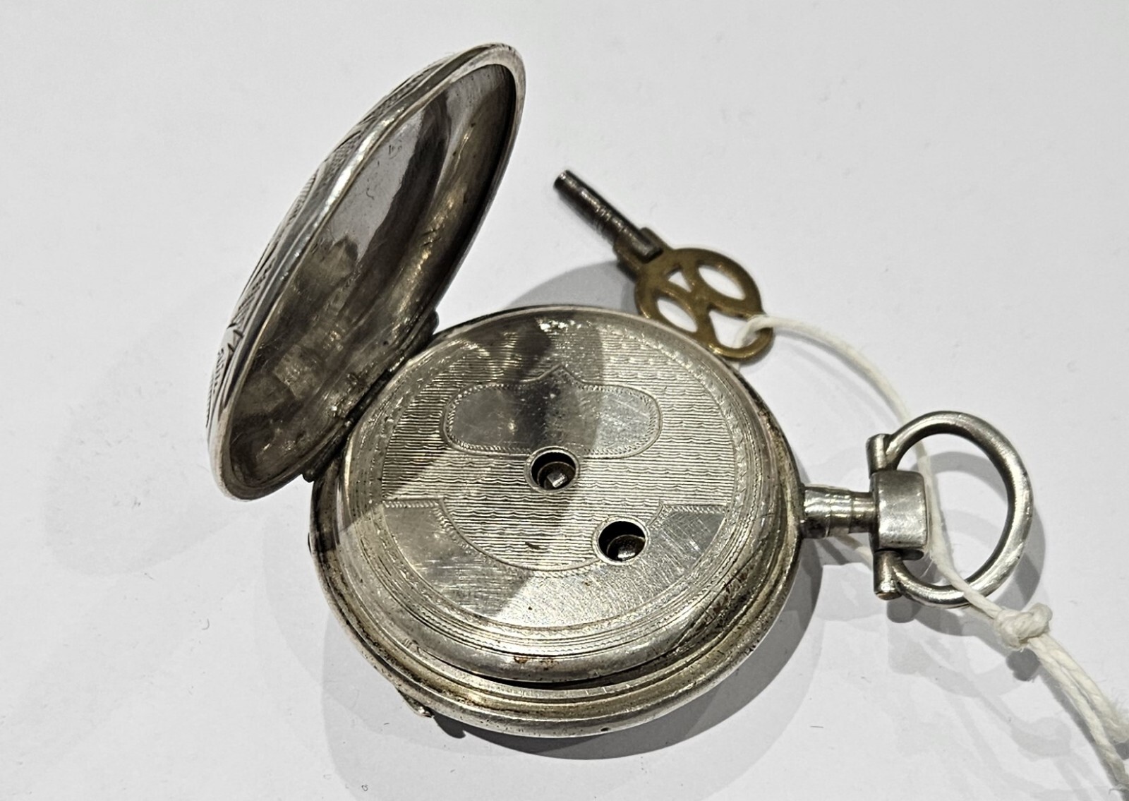 Beautiful Antique Solid Silver Crab Punch Pocket … - image 3