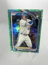 2024 Bowman #BCP-138 Mike Boeve Pratt Chrome Prospects Lunar Glow Refractors