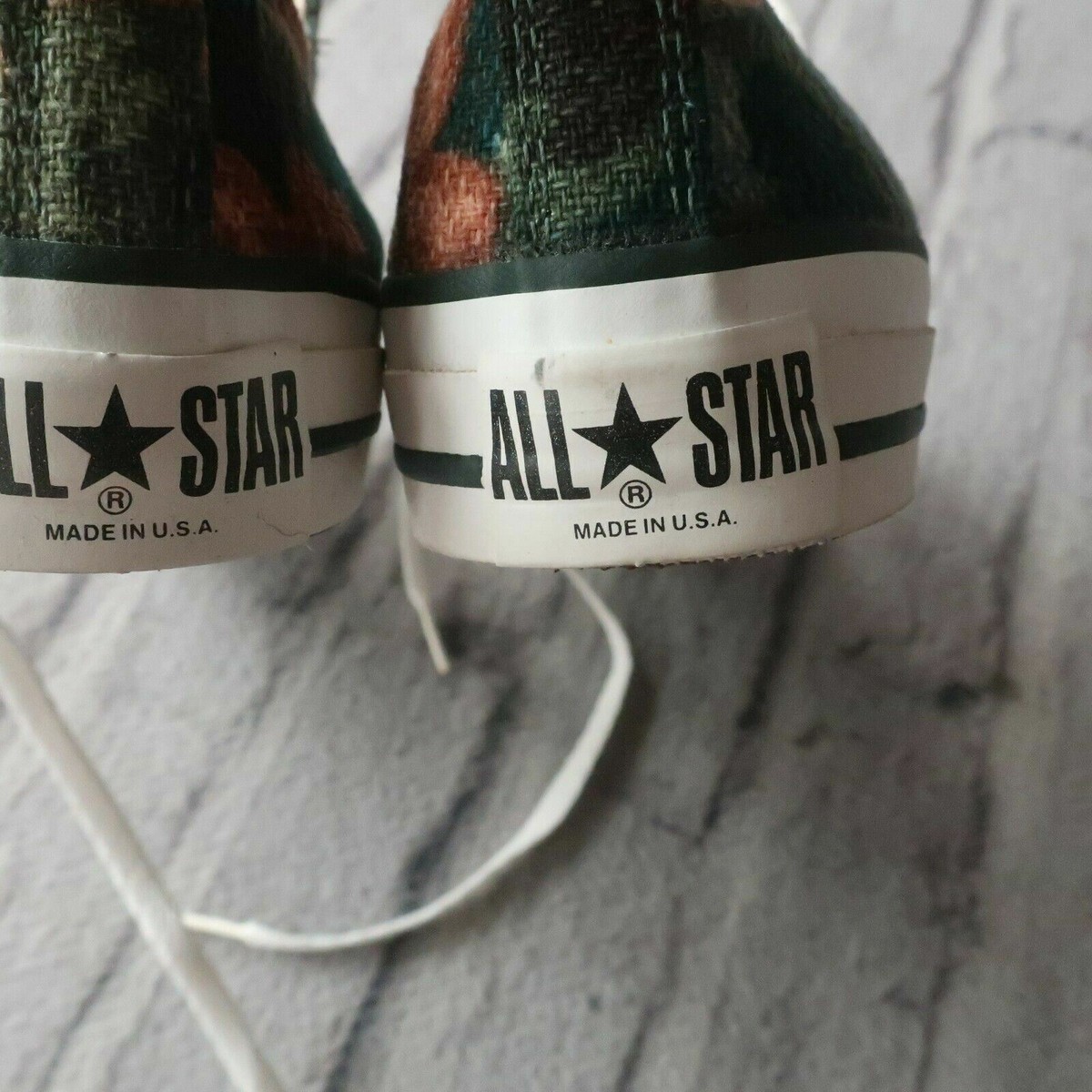 Vintage Deadstock 90s Converse All Star Low Shoes Made in Vintage Deadstock 90s Converse All Star Low Shoes Made in