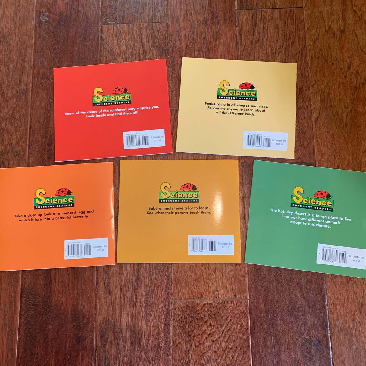 Set of 5 Books, Science Readers Level 1 Scholastic Time to