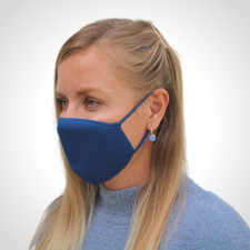 Masque visage lavable tricoté adulte réutilisable design solide mascarillas