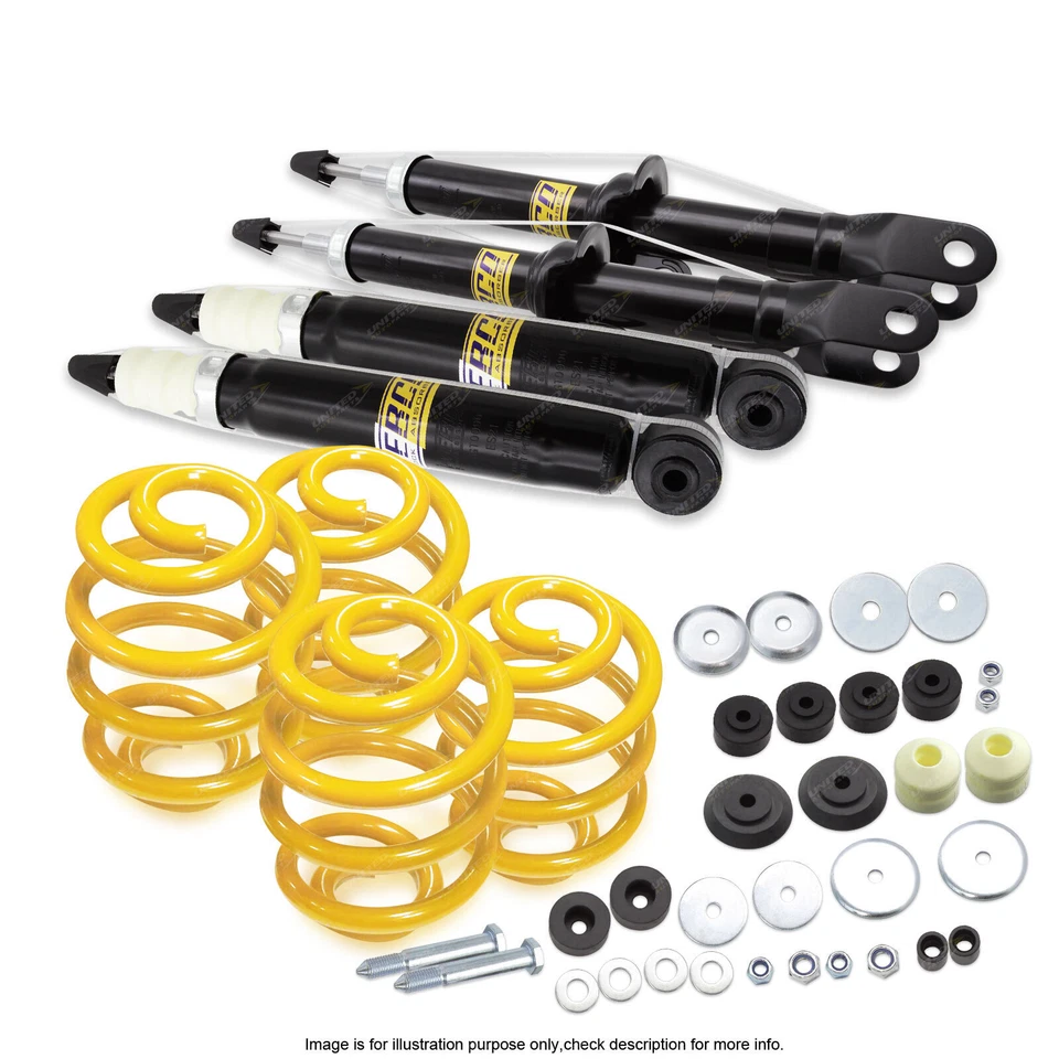 Front Rear Shock Absorbers Super Low Springs for Ford Falcon Fairmont AU 98-02 - image 2 of 2