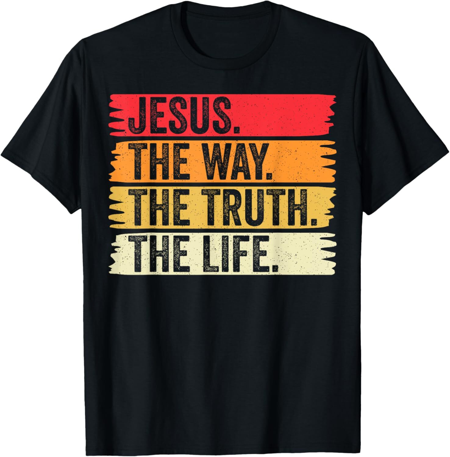 Jesus The Way Truth and The Life Men Women Vintage Christian T-Shirt Hoodie