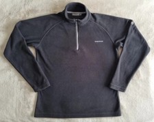 Womens Craghoppers Black 1/2 Zip Microfleece Size 10 Chest 34"