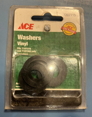 Ace 24457 GT3451 Garden Hose Washers Vinyl Fits 7107378 & 7107360