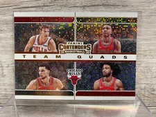 2019-20 Contenders Team Quads #5 LaVine/Markkanen/Carter Jr./Coby White Bulls