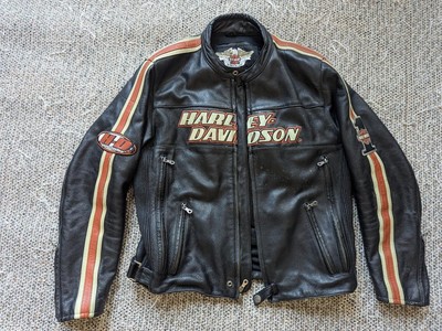 vintage HARLEY DAVIDSON leather jacket L motorcycle TORQUE vintage HARLEY DAVIDSON leather jacket L motorcycle TORQUE