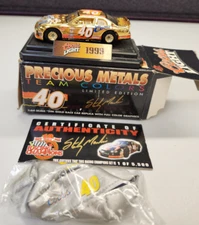 1999 Racing Champions Precious Metal Team Colors #40 Sterling Marlin 1/64 Coa 