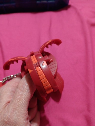 RARE Bakugan Battle Brawlers Keychain Preyas Drago Mega Basic Fun Authentic 2008 - Picture 4 of 7