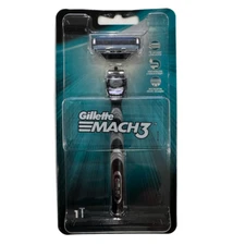 Gillette Mach3 Men's Razor Handle and 1 Blade Refill