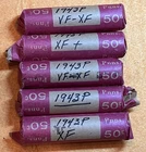 1943-P Roll (50 Coins)  Steel  VF-XF Better Grade Circulated Lincoln Wheat Cents