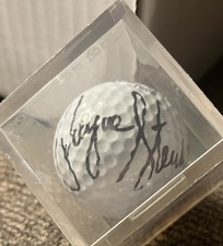 Pelota de golf firmada por Payne Stewart JSA LOA US Open Champion AFILADA AUTOMÁTICA VUELO SUPERIOR