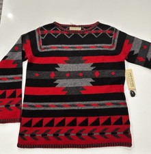 NWT Vintage Jones New York Country Wool Sweater Sz M