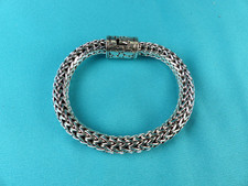 Fine Braided Woven John Hardy Style Sterling Silver Bracelet 56.2 g or 1.8oz