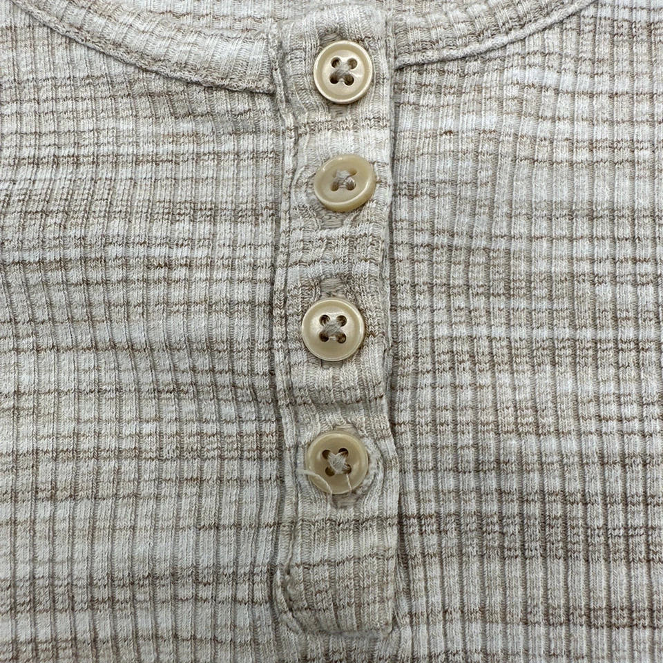 Old Navy T-Shirt Youth Girl 4T Beige Striped..#30723 - Image 3 of 4