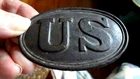 Civil War US Union Oval Belt Buckle