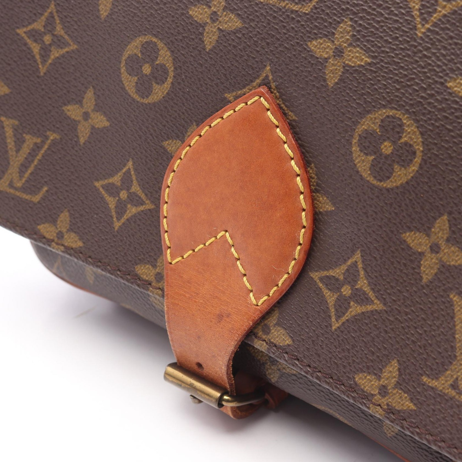 LOUIS VUITTON Cartouchiere MM Shoulder Bag M51253 Monogram canvas leather Used thumbnail 9